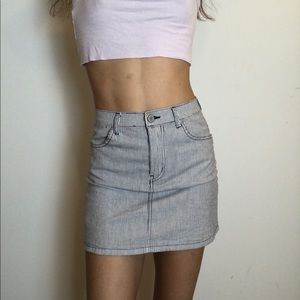 John Galt Blue and White Striped Skirt!